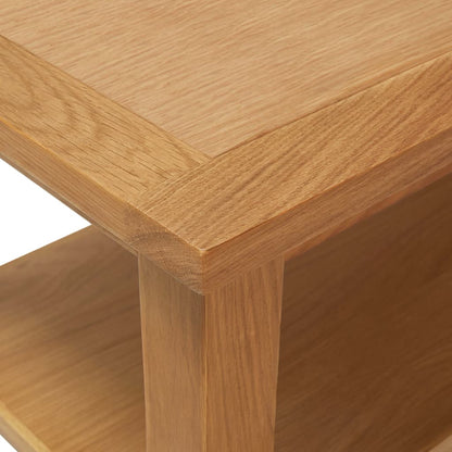 Coffee Table Natural Oak Solid Oak Wood with MDF Oak Veneer