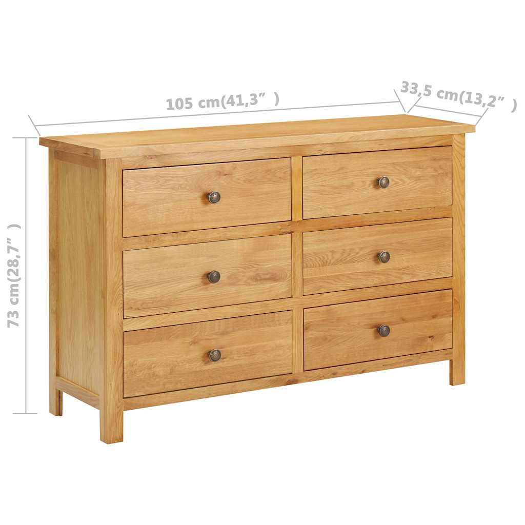 Chest of Drawer Natural Oak
