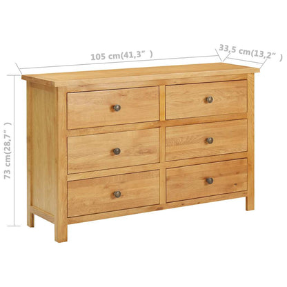 Chest of Drawer Natural Oak