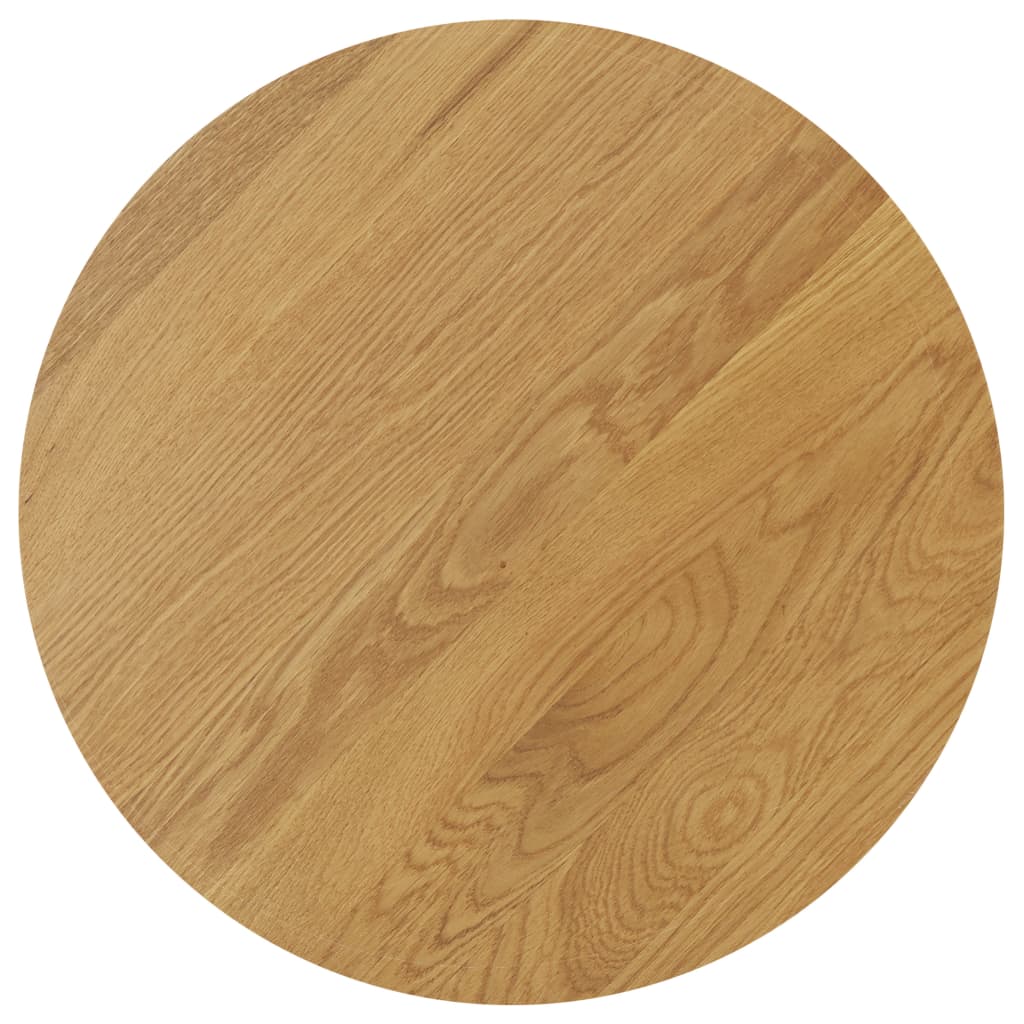 Lamp Table Oak and white Solid oak wood, MDF, solid acacia wood