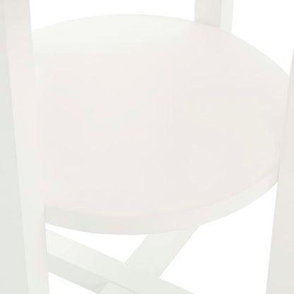 Lamp Table Oak and white Solid oak wood, MDF, solid acacia wood