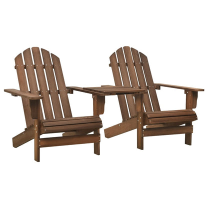 Garden Chair Brown Solid fir wood Standard Ergonomic