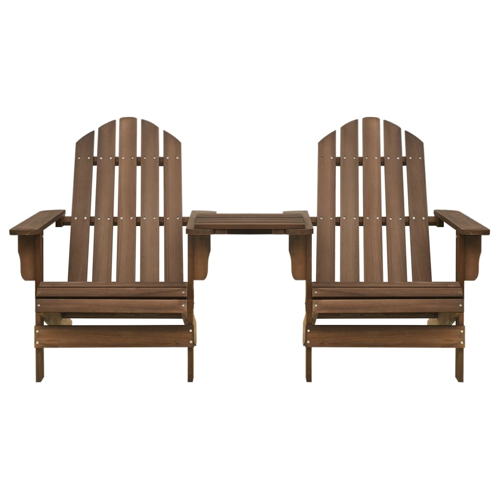 Garden Chair Brown Solid fir wood Standard Ergonomic