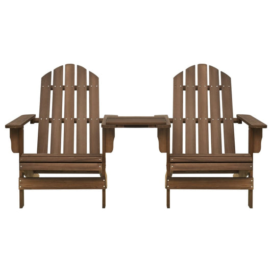 Garden Chair Brown Solid fir wood Standard Ergonomic