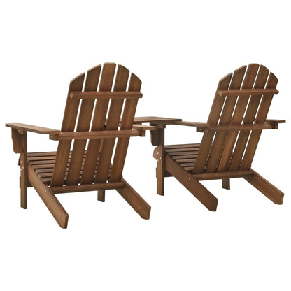 Garden Chair Brown Solid fir wood Standard Ergonomic