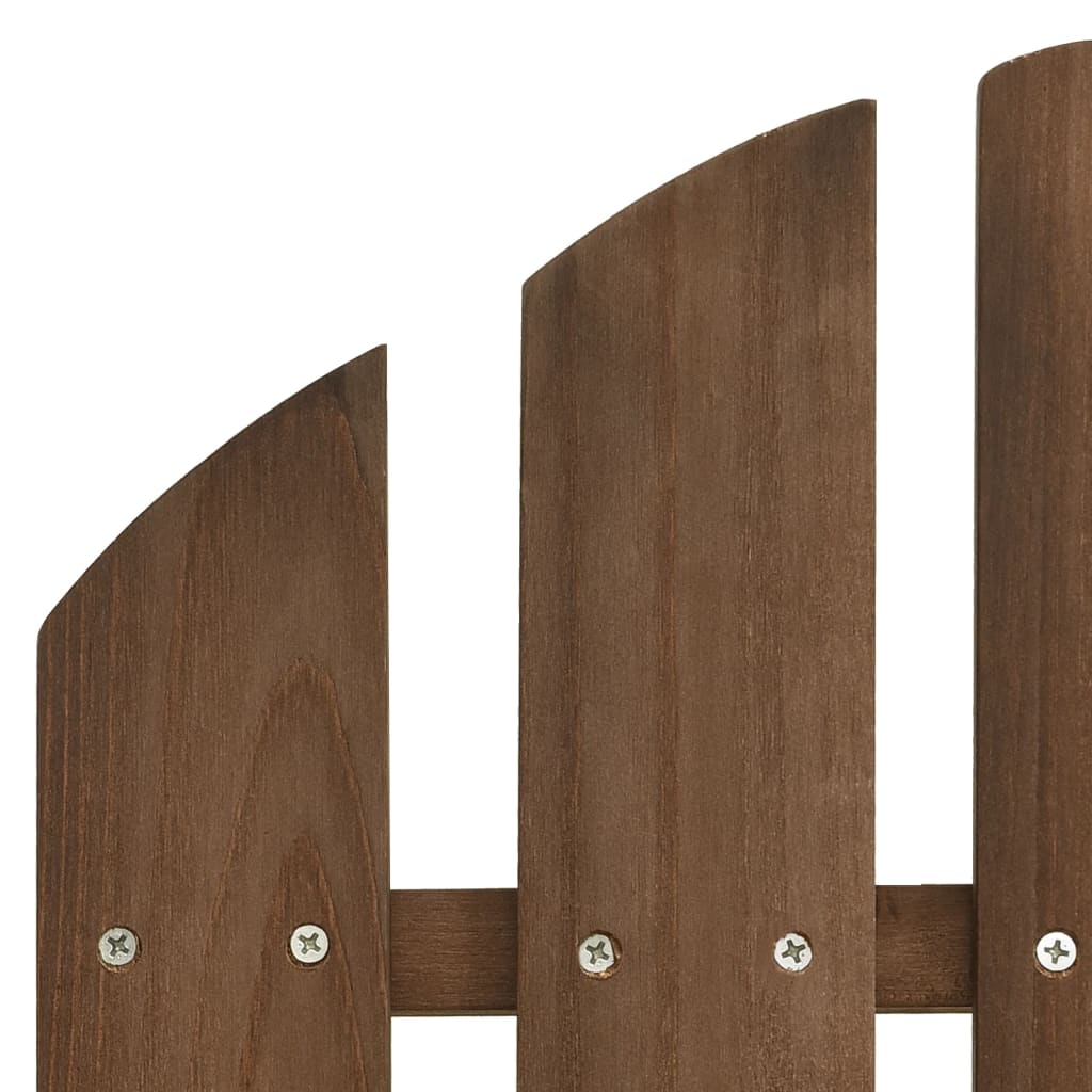 Garden Chair Brown Solid fir wood Standard Ergonomic
