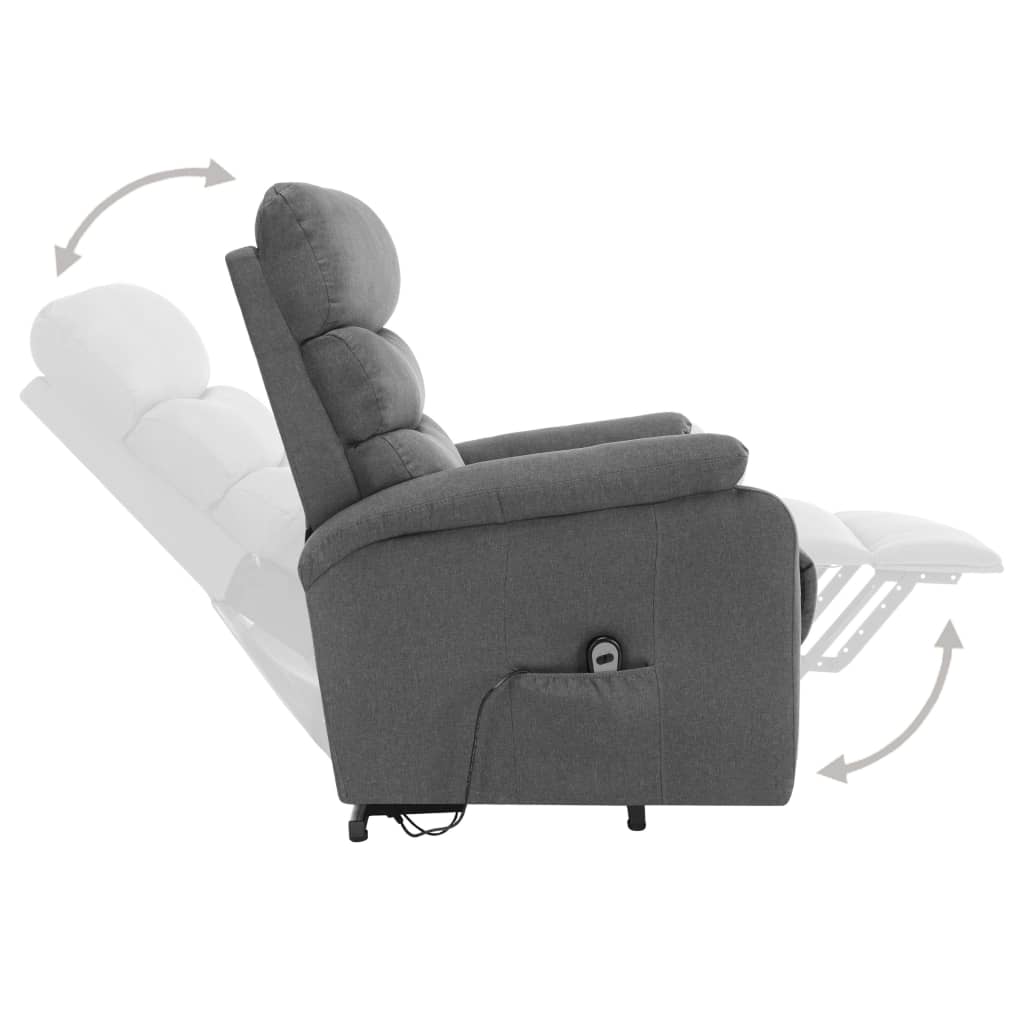 Stand Up Massage Chair Light Grey