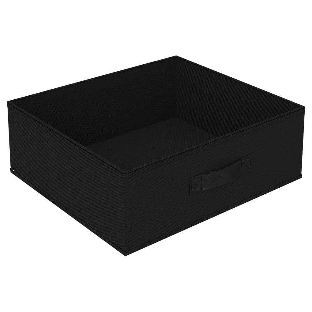 Storage Rack Black Steel, fabric (100% polyester) Medium