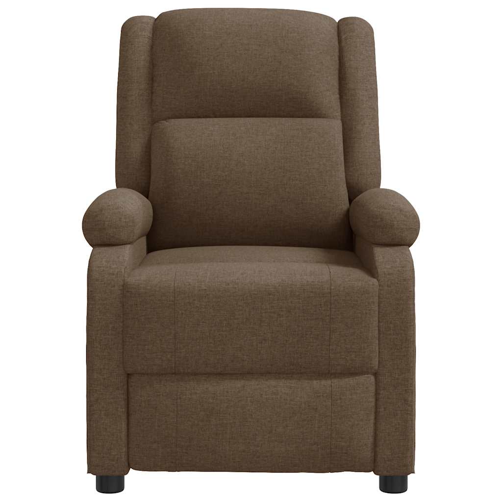 Massage Chair Brown 100% Polyester, Metal, Wood Great for home use