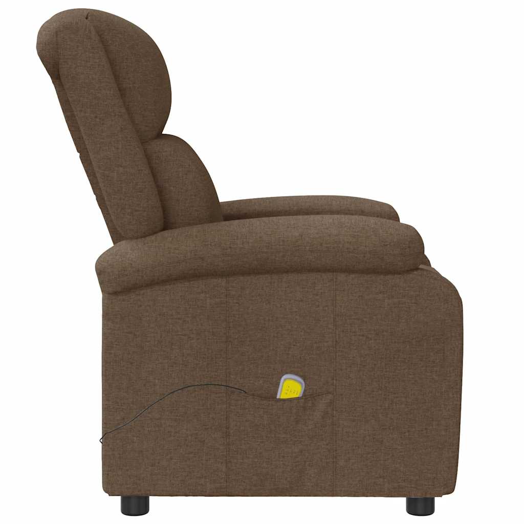 Massage Chair Brown 100% Polyester, Metal, Wood Great for home use