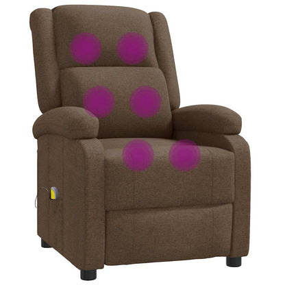 Massage Chair Brown 100% Polyester, Metal, Wood Great for home use