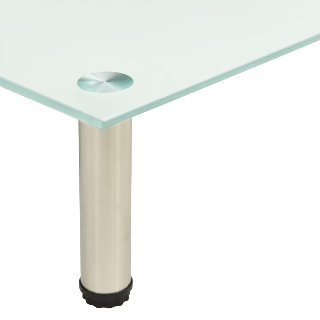 TV Stand Transparent Tempered glass, Stainless steel Medium