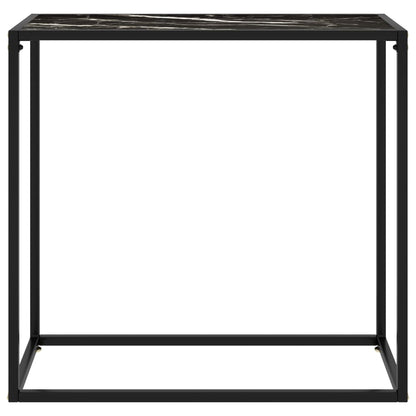 Console Table Black Tempered glass Medium Durable Console Table