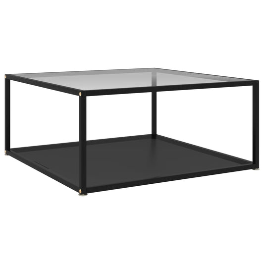 Coffee Table Transparent and black