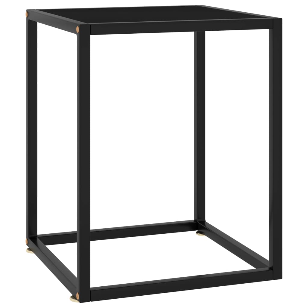 Coffee Table Black Tempered glass Small Durable Coffee Table