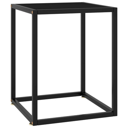 Coffee Table Black Tempered glass Small Durable Coffee Table