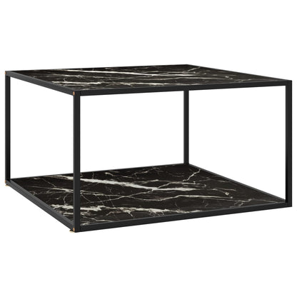 Coffee Table Black Tempered glass, powder-coated steel Medium
