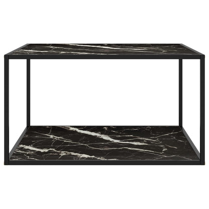 Coffee Table Black Tempered glass, powder-coated steel Medium
