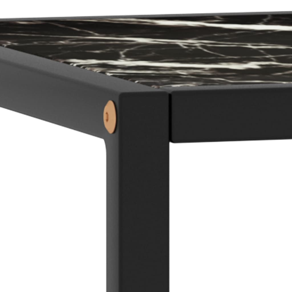 Coffee Table Black Tempered glass, powder-coated steel Medium