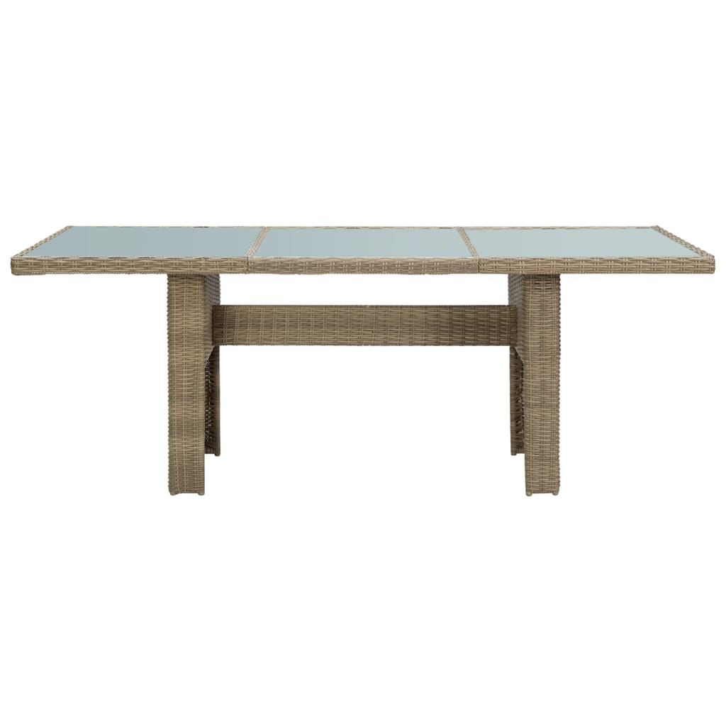 Dining Table Brown and transparent