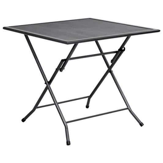 Folding Table Anthracite Steel with Powder Coating