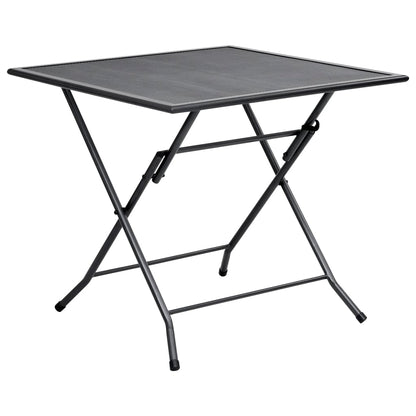 Folding Table Anthracite Steel with Powder Coating