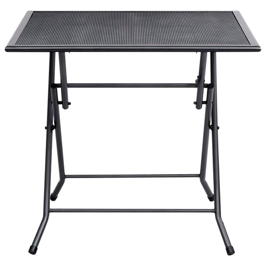 Folding Table Anthracite Steel with Powder Coating