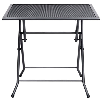 Folding Table Anthracite Steel with Powder Coating