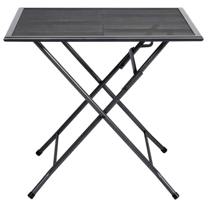 Folding Table Anthracite Steel with Powder Coating