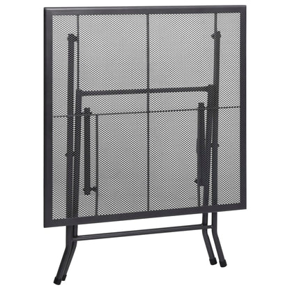 Folding Table Anthracite Steel with Powder Coating