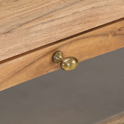 Coffee Table Natural wood Solid acacia wood, powder-coated steel