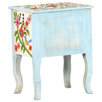 Bedside Cabinet Multicolored Solid mango wood, MDF Medium
