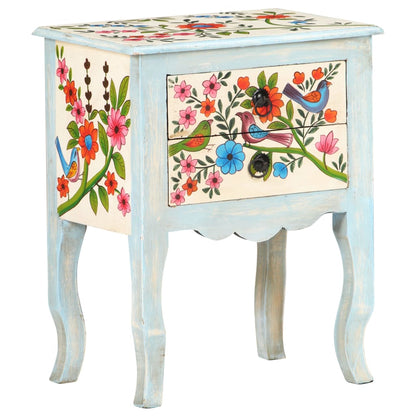Bedside Cabinet Multicolored Solid mango wood, MDF Medium