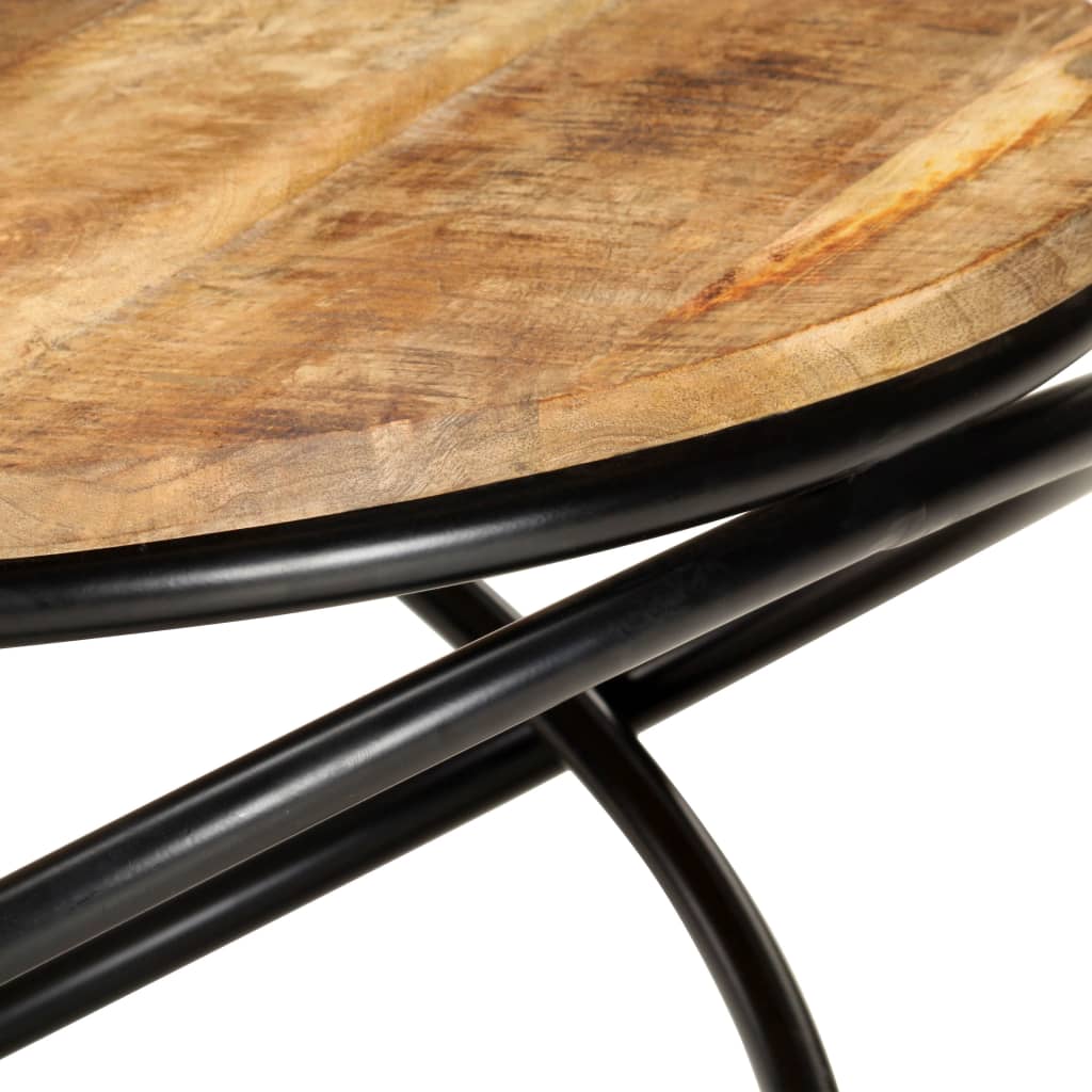 Coffee Table Black, Natural Wood