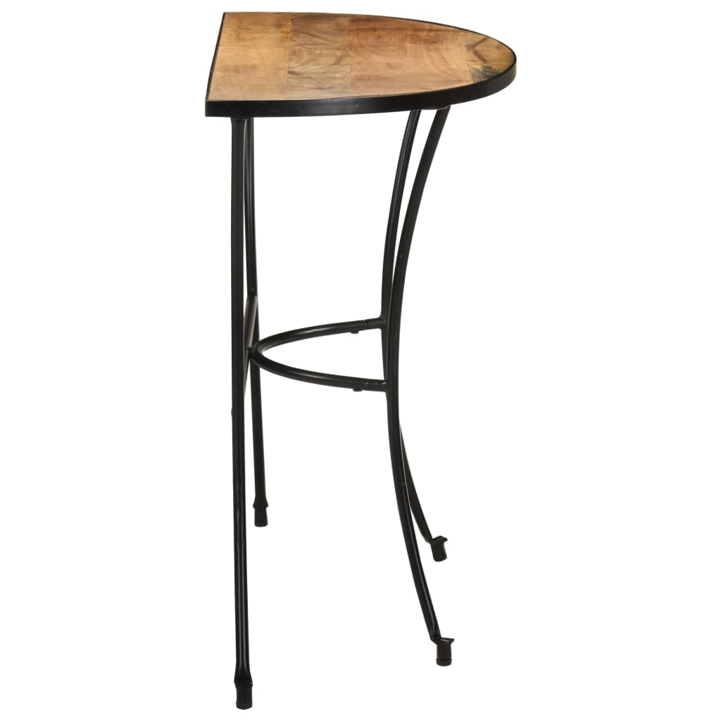 Side Table Natural Mango Wood Solid Mango Wood Medium Durable