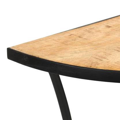 Side Table Natural Mango Wood Solid Mango Wood Medium Durable