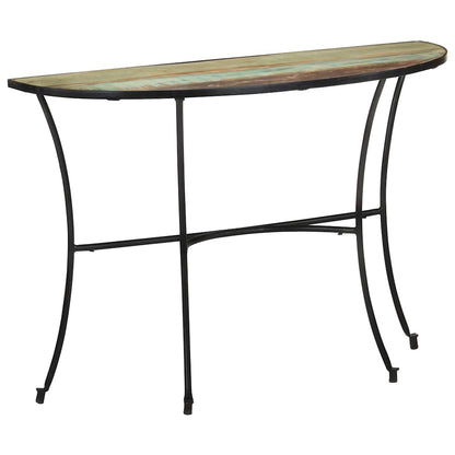 Side Table Mixed color finish Solid reclaimed wood Medium Durable