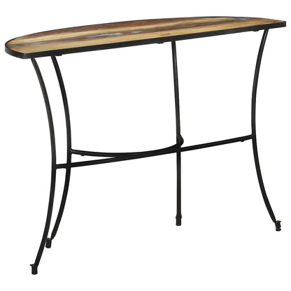 Side Table Mixed color finish Solid reclaimed wood Medium Durable