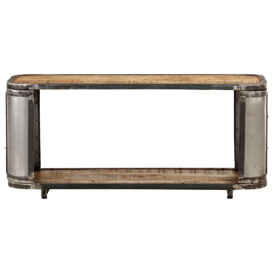 TV Cabinet Natural finish Solid mango wood, steel, iron Medium