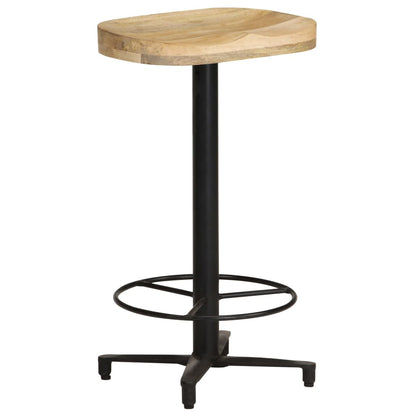 Bar Stool Set of 2 Natural wood