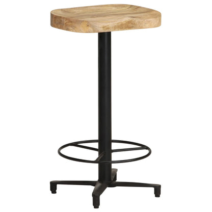 Bar Stool Set of 2 Natural wood