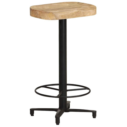 Bar Stool Set of 2 Natural wood