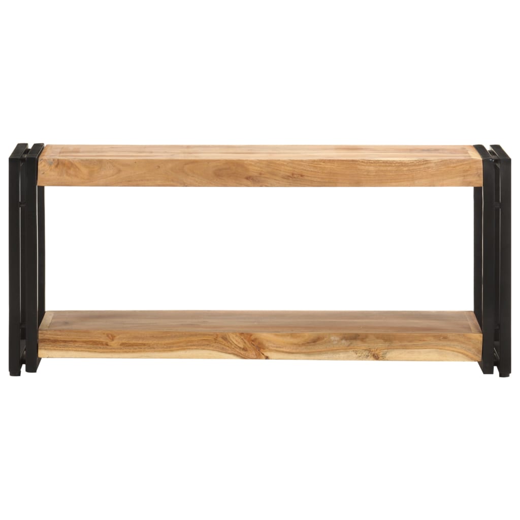 TV Cabinet Wooden tones Solid acacia wood 35.4 in TV Cabinet