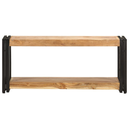 TV Cabinet Wooden tones Solid acacia wood 35.4 in TV Cabinet