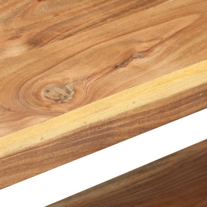 TV Cabinet Wooden tones Solid acacia wood 35.4 in TV Cabinet