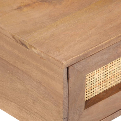 Coffee Table Wheat Solid Mango Wood 39.4x23.6x15.7 in