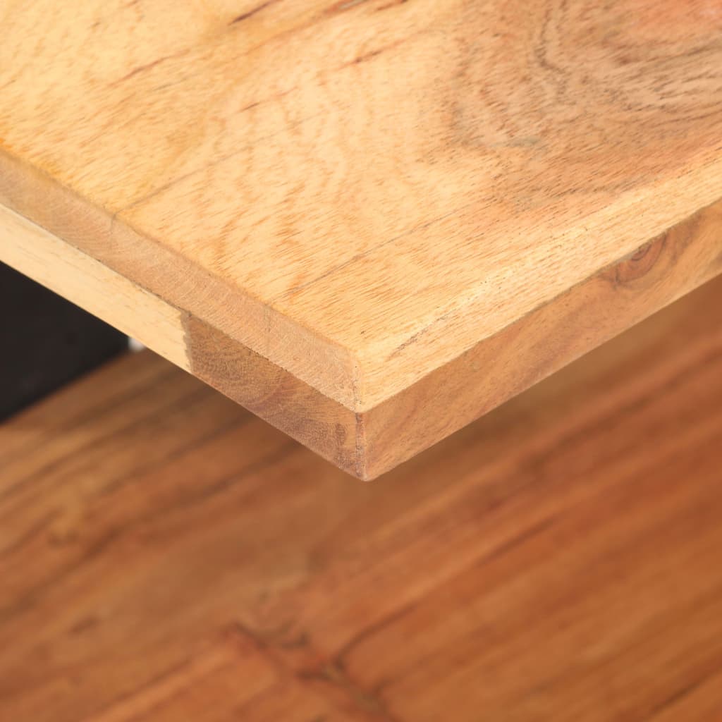 Bedside Cabinet Natural wood and black