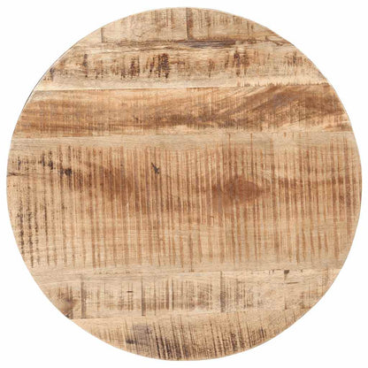 Coffee Table Brown, Black Rough mango wood, iron Medium Durable
