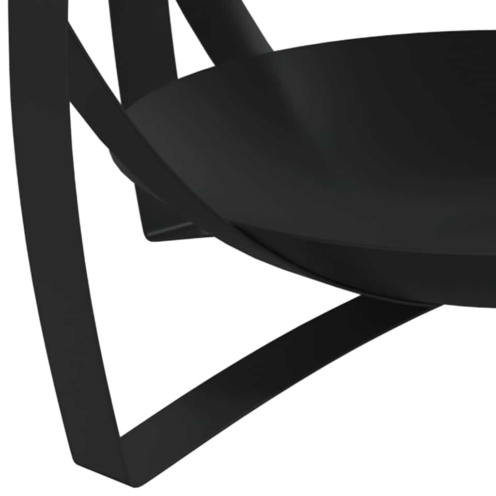 Coffee Table Brown, Black Rough mango wood, iron Medium Durable