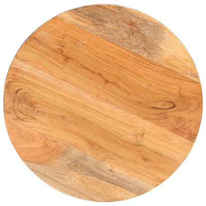 Coffee Table Natural, Black Solid Acacia wood, Iron Medium